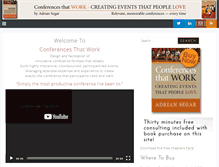 Tablet Screenshot of conferencesthatwork.com